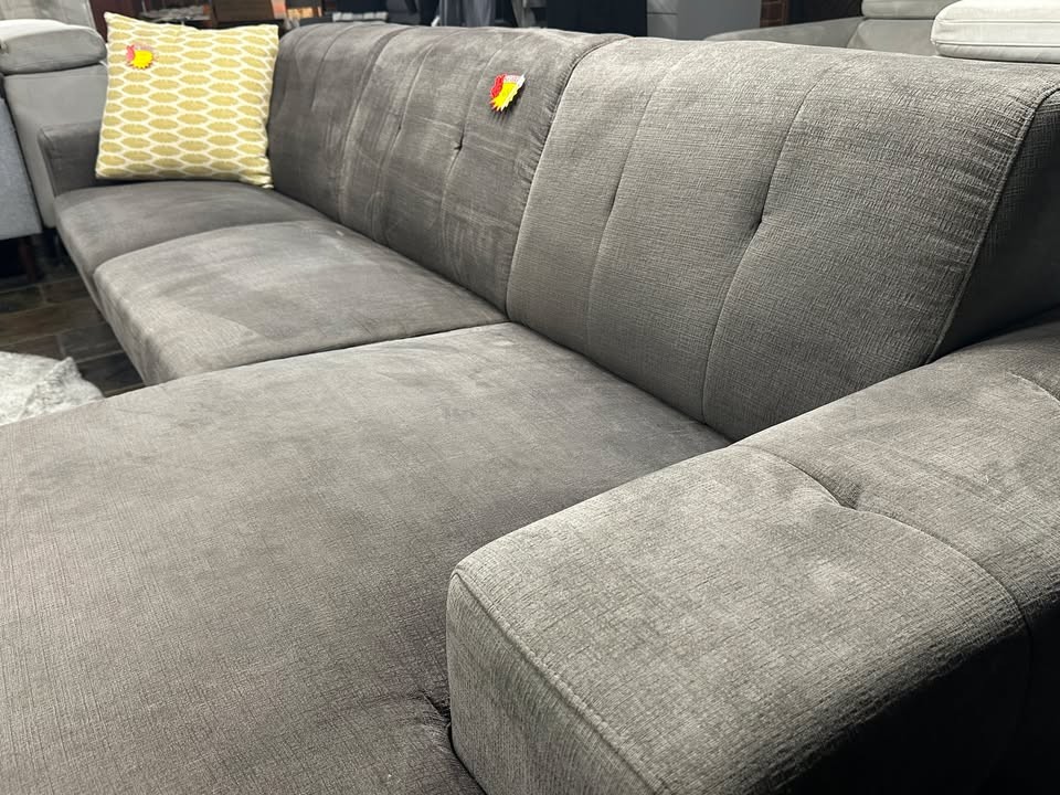 Modern Grey Chaise Sofa photo 8
