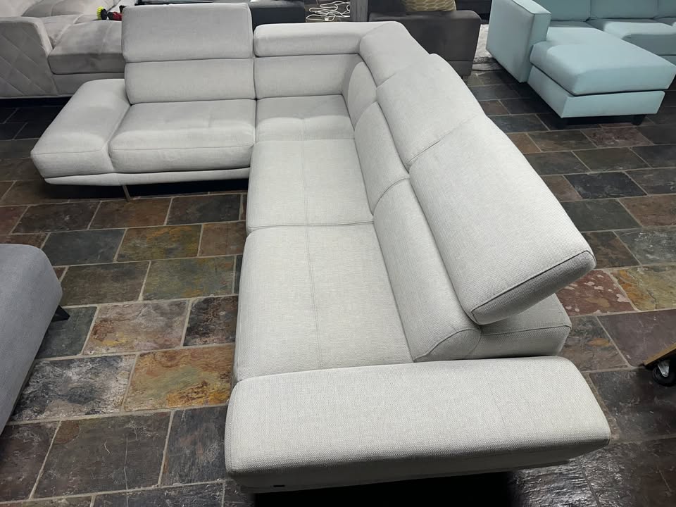 Premium Koala Living Sofa – Light Grey Fabric photo 2