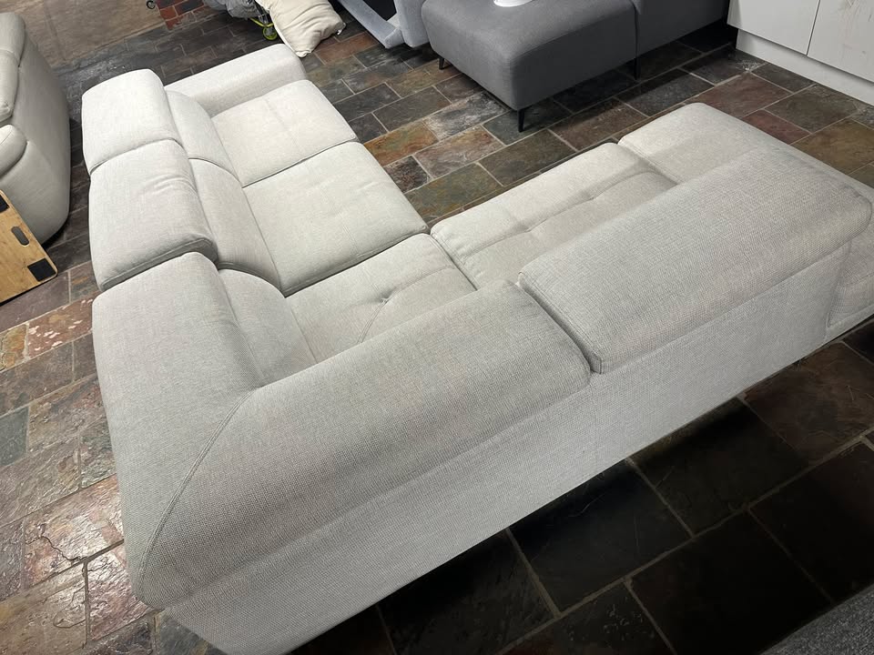 Premium Koala Living Sofa – Light Grey Fabric photo 6