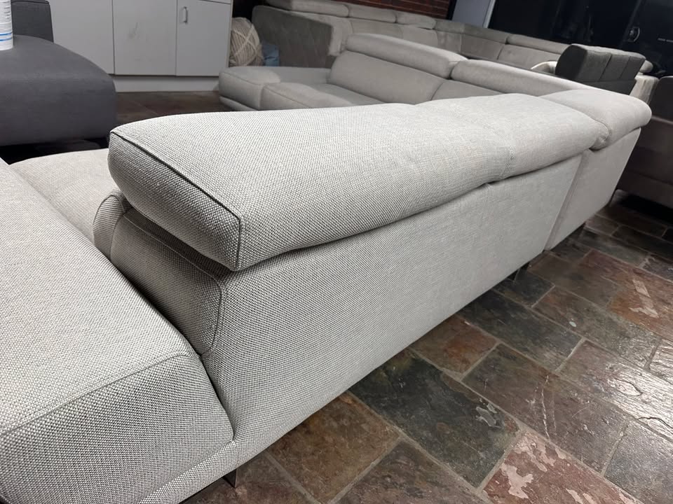 Premium Koala Living Sofa – Light Grey Fabric photo 7