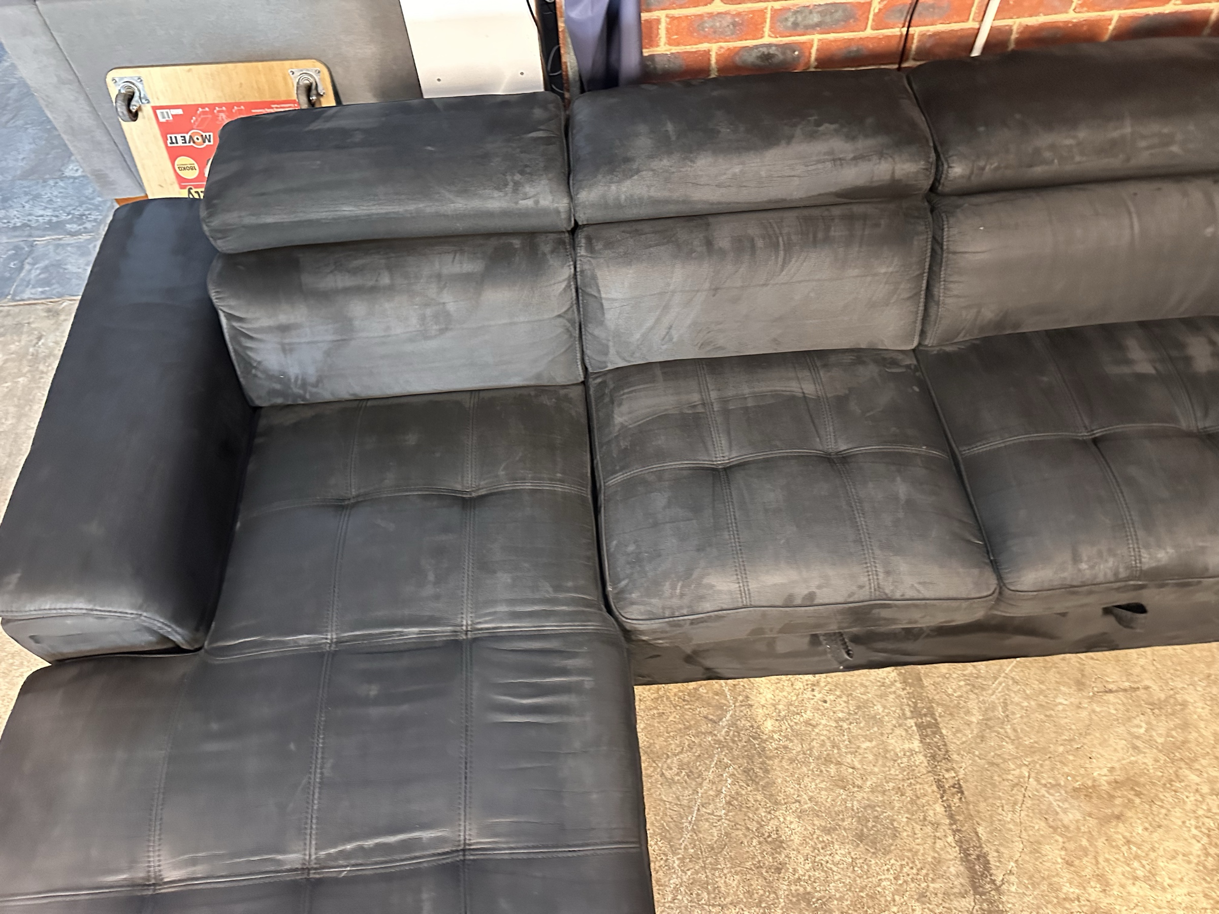 Large U-Shaped Modular Sofa with Storage — Professionally Cleaned photo 6