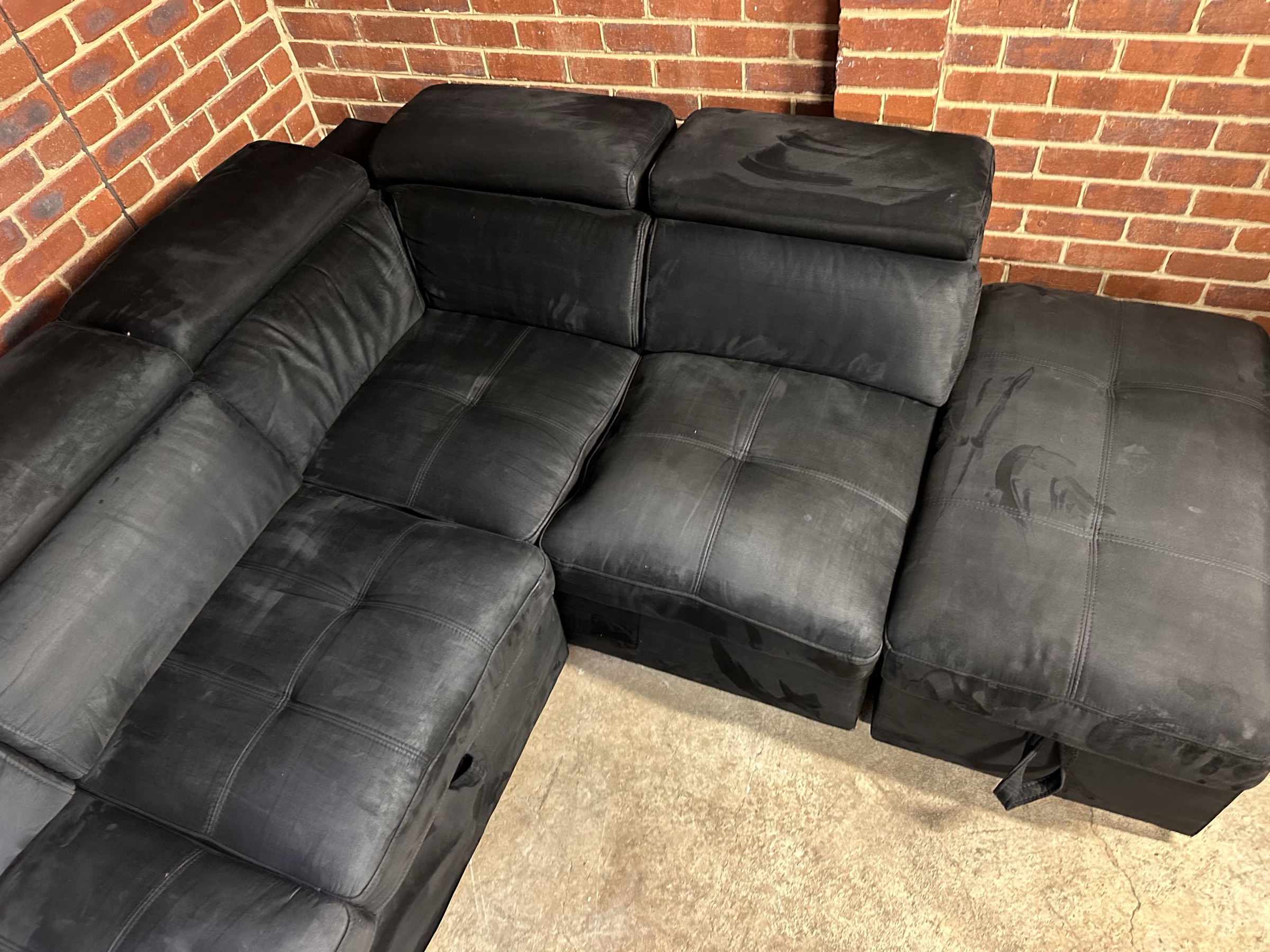 Large U-Shaped Modular Sofa with Storage — Professionally Cleaned photo 7