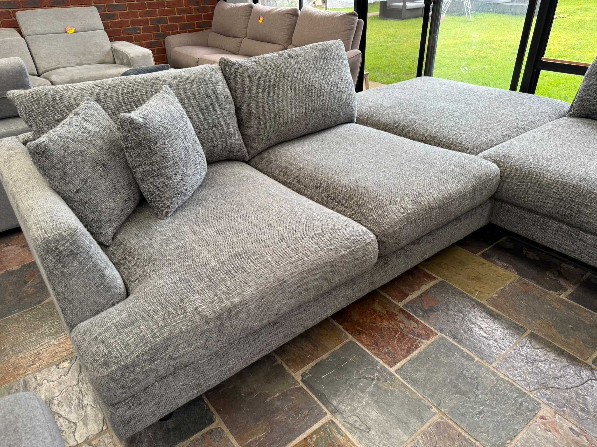 U-Shaped Modular Sofa — Professionally Cleaned photo 3