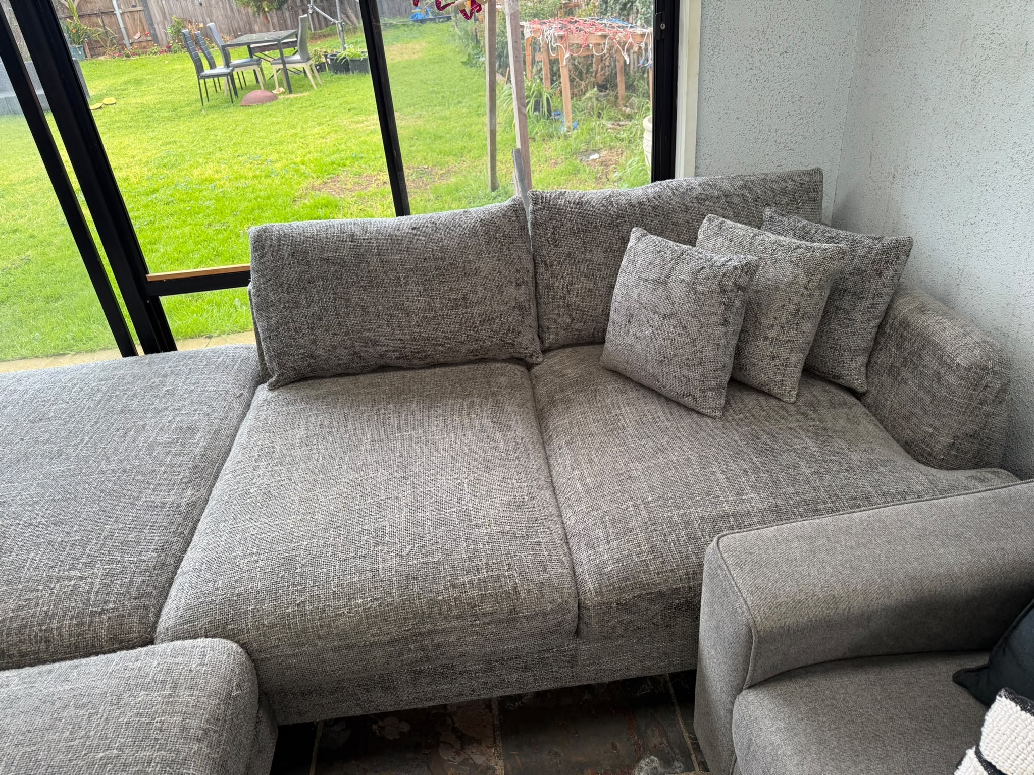 U-Shaped Modular Sofa — Professionally Cleaned photo 4