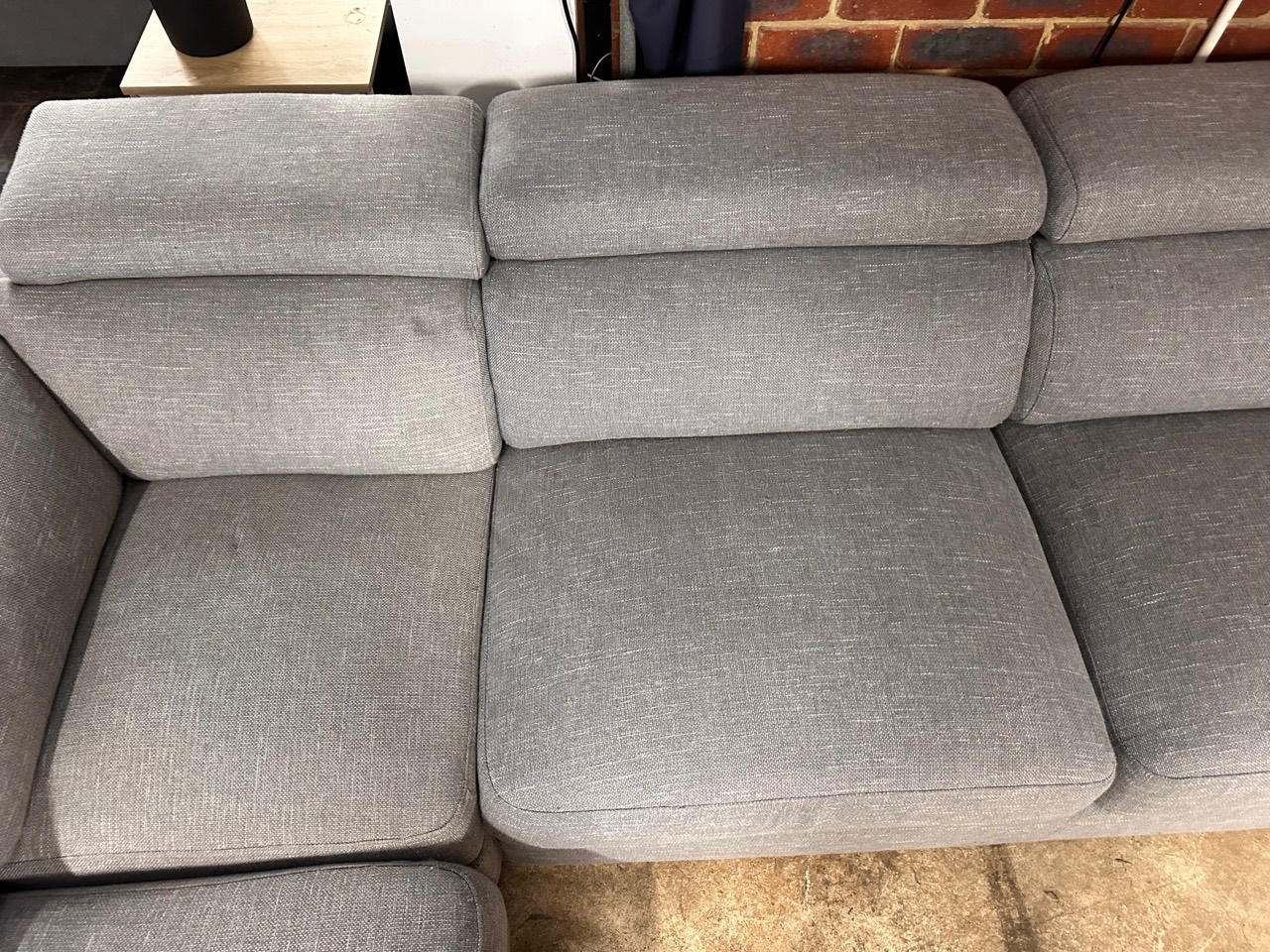 Focus On Furniture U-Shaped Modular Sofa with Chaise — Professionally Cleaned photo 3